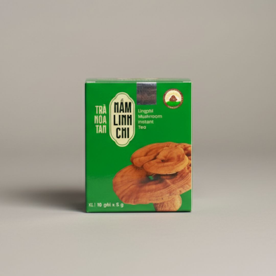 Trà Hòa Tan Linh Chi Hiền Nương Farm 50gr - Đặc Sản An Giang